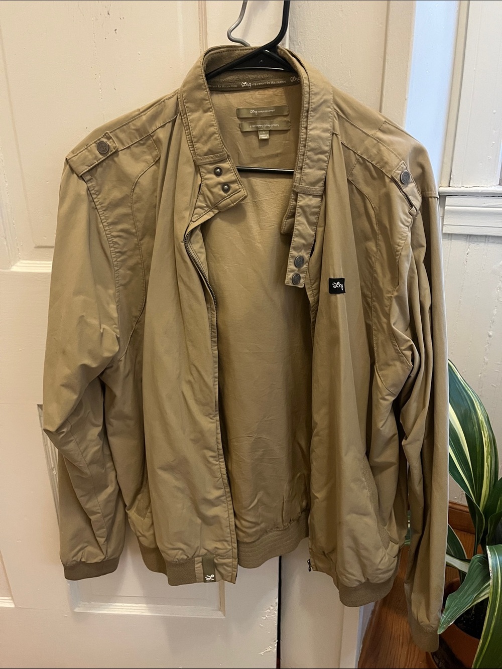 Lrg Men's Khaki Bomber Jacket